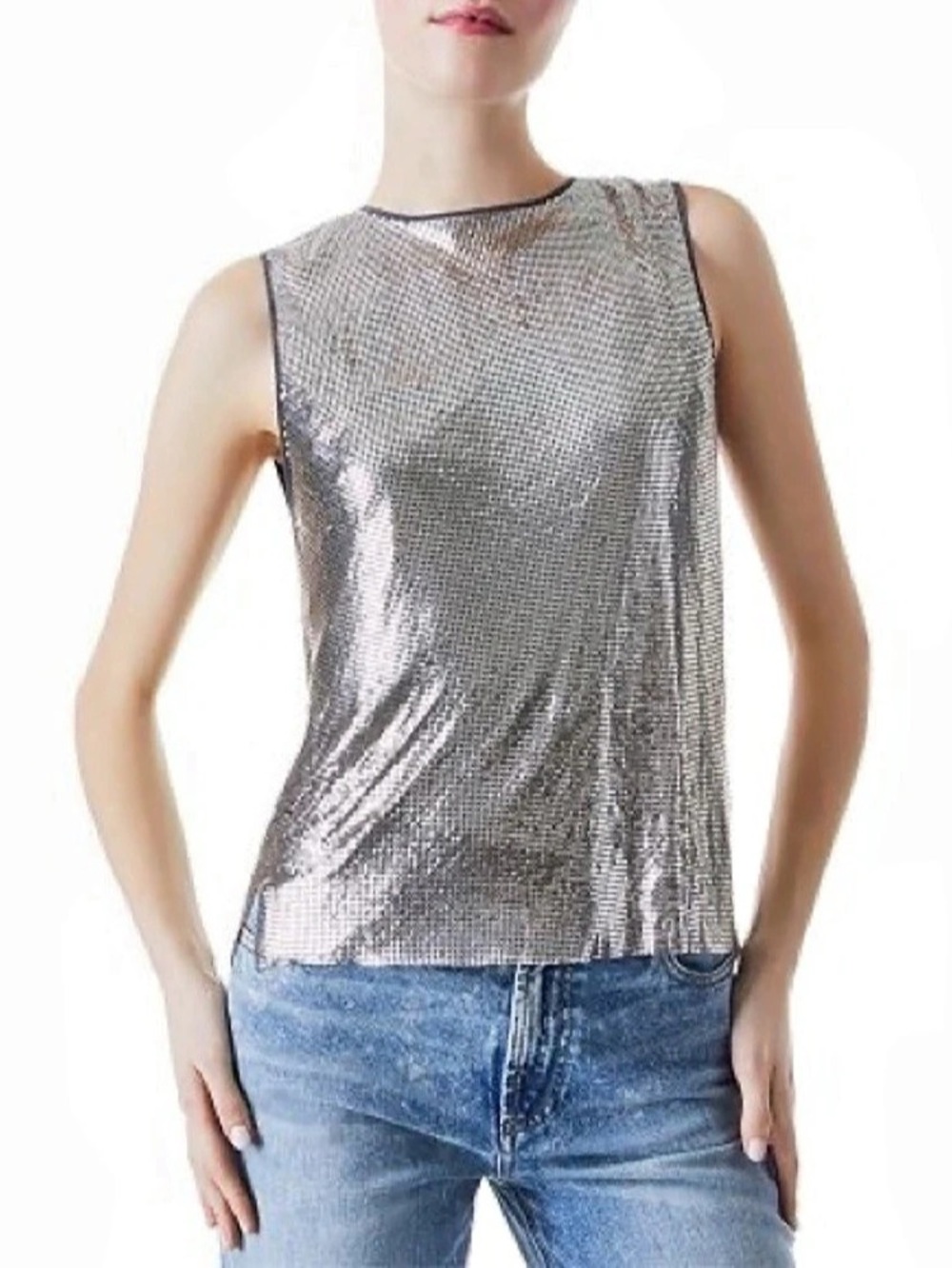Alice and Olivia chainmail tank